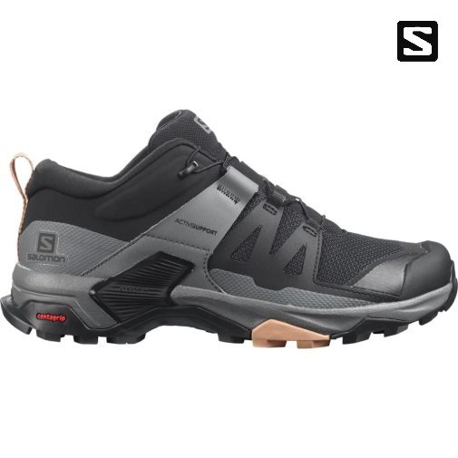 Tenis Senderismo Salomon X Ultra 4 Mujer Negros | MX OWKZ026